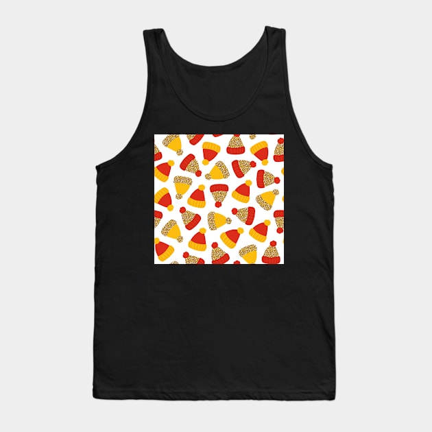 Hat pattern Tank Top by Nikamii